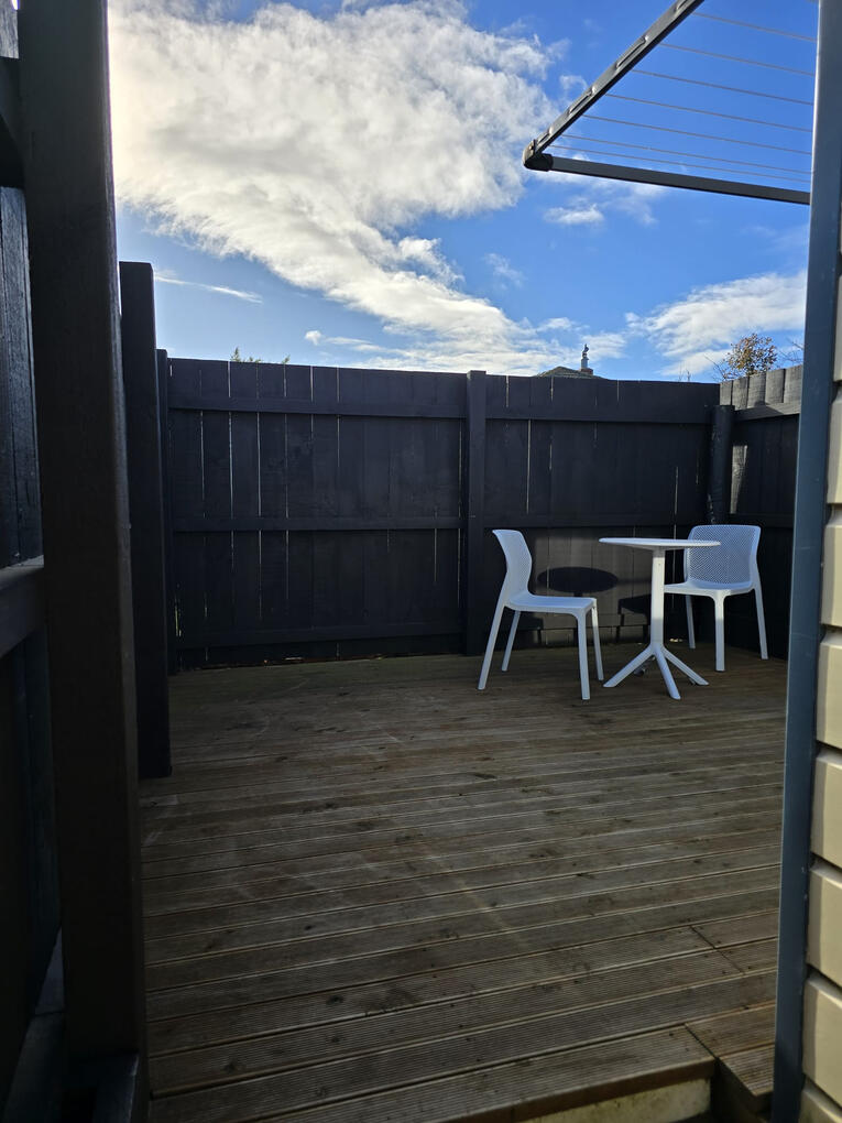 Deck facing sky